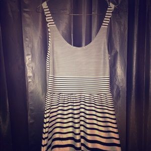 Black & White Skater Dress